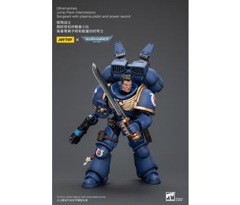 Jump Pack Intercessors Sergeant With Plasma Pistol And Power Sword Ultramarines