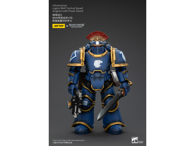 Joy Toy Legion MKIII Tactical Squad Sergeant with Power Sword Ultramarines Joy Toy