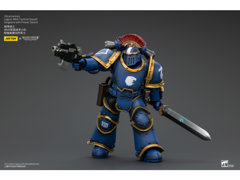 Joy Toy Legion MKIII Tactical Squad Sergeant with Power Sword Ultramarines Joy Toy