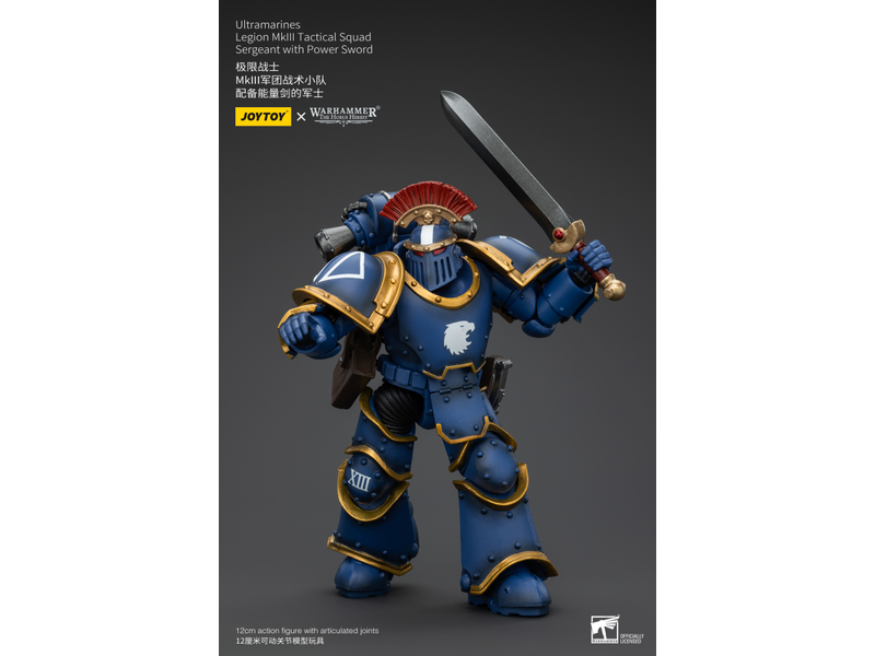 Joy Toy Legion MKIII Tactical Squad Sergeant with Power Sword Ultramarines Joy Toy