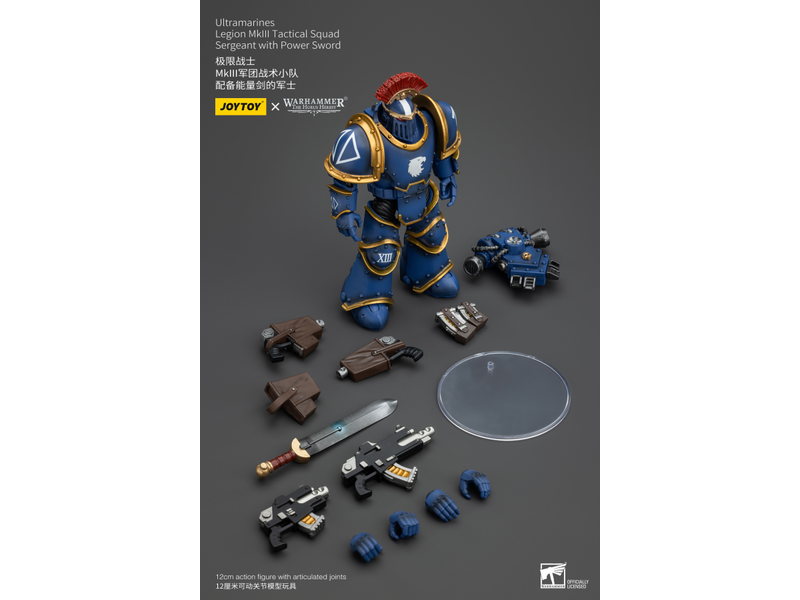 Joy Toy Legion MKIII Tactical Squad Sergeant with Power Sword Ultramarines Joy Toy