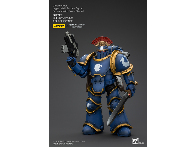 Joy Toy Legion MKIII Tactical Squad Sergeant with Power Sword Ultramarines Joy Toy