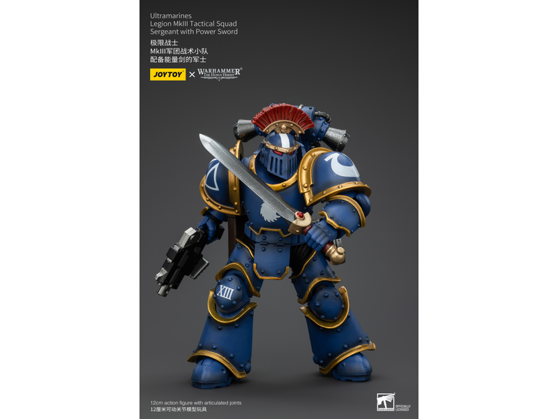 Joy Toy Legion MKIII Tactical Squad Sergeant with Power Sword Ultramarines Joy Toy