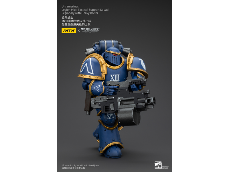 Joy Toy Legion MKIII Tactical Support Squad Legionary with Heavy Bolter Ultramarines