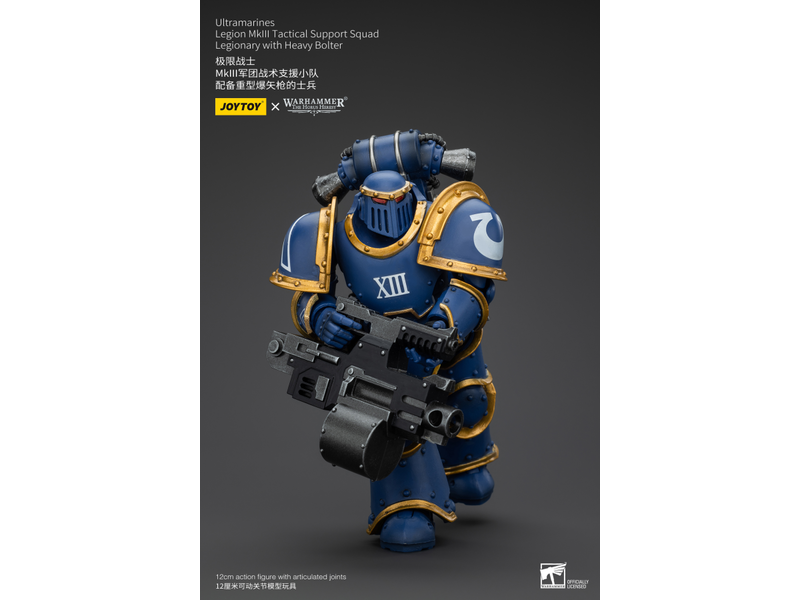 Joy Toy Legion MKIII Tactical Support Squad Legionary with Heavy Bolter Ultramarines