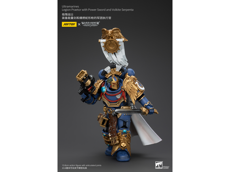 Joy Toy Legion Praetor with Power Sword and Volkite Serpenta Ultramarines Joy Toy