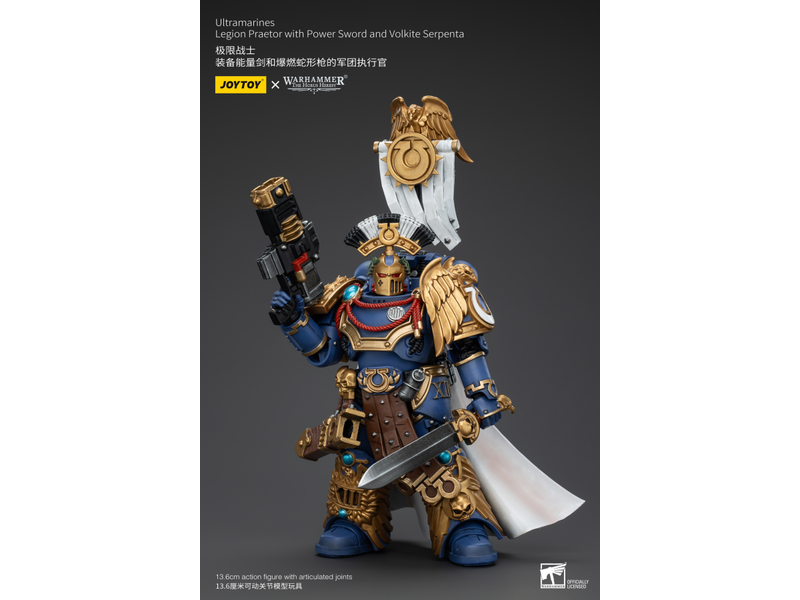 Joy Toy Legion Praetor with Power Sword and Volkite Serpenta Ultramarines Joy Toy