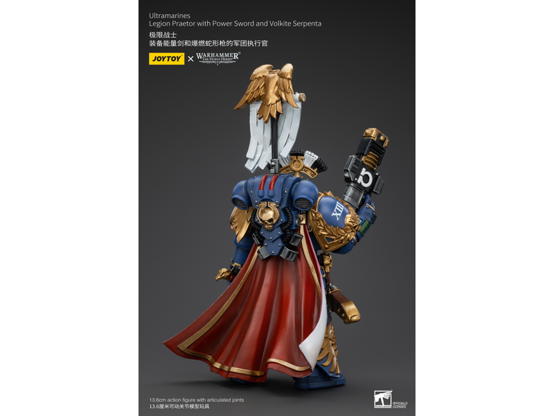 Joy Toy Legion Praetor with Power Sword and Volkite Serpenta Ultramarines Joy Toy