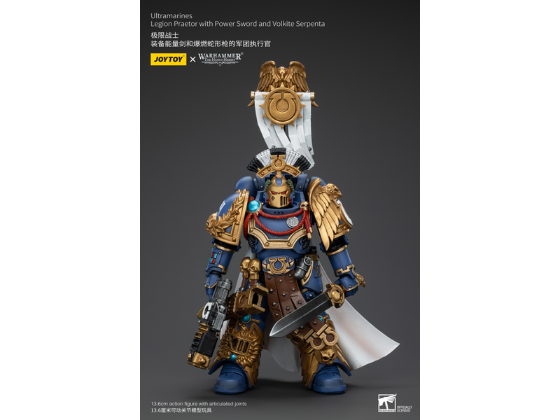 Joy Toy Legion Praetor with Power Sword and Volkite Serpenta Ultramarines Joy Toy