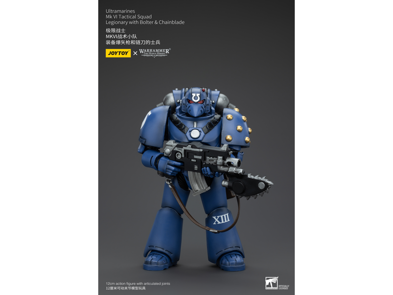 Joy Toy MK VI Tactical Squad Legionary with Bolter& Chainblade Ultramarines Joy Toy