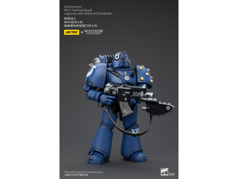 Joy Toy MK VI Tactical Squad Legionary with Bolter& Chainblade Ultramarines Joy Toy
