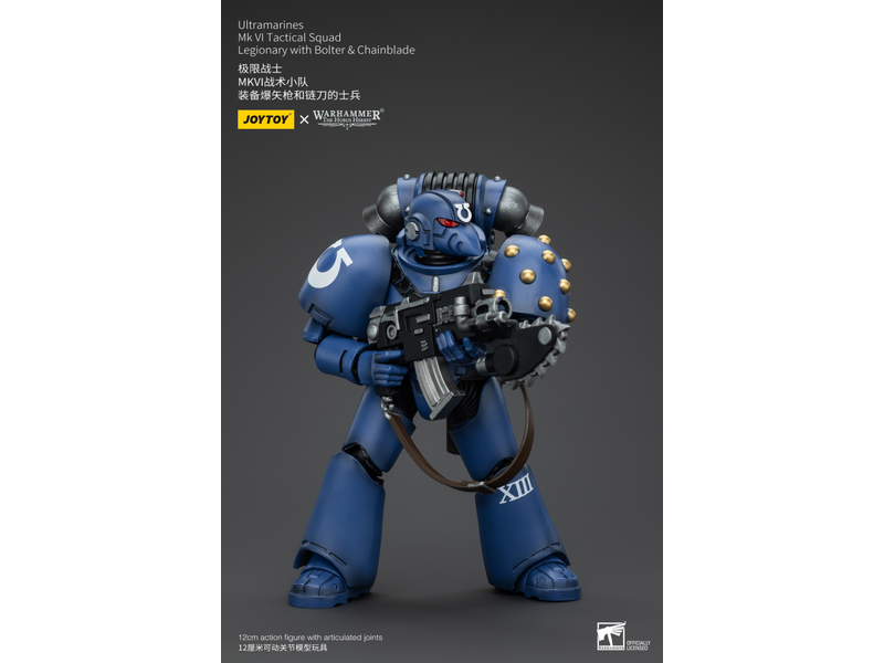 Joy Toy MK VI Tactical Squad Legionary with Bolter& Chainblade Ultramarines Joy Toy
