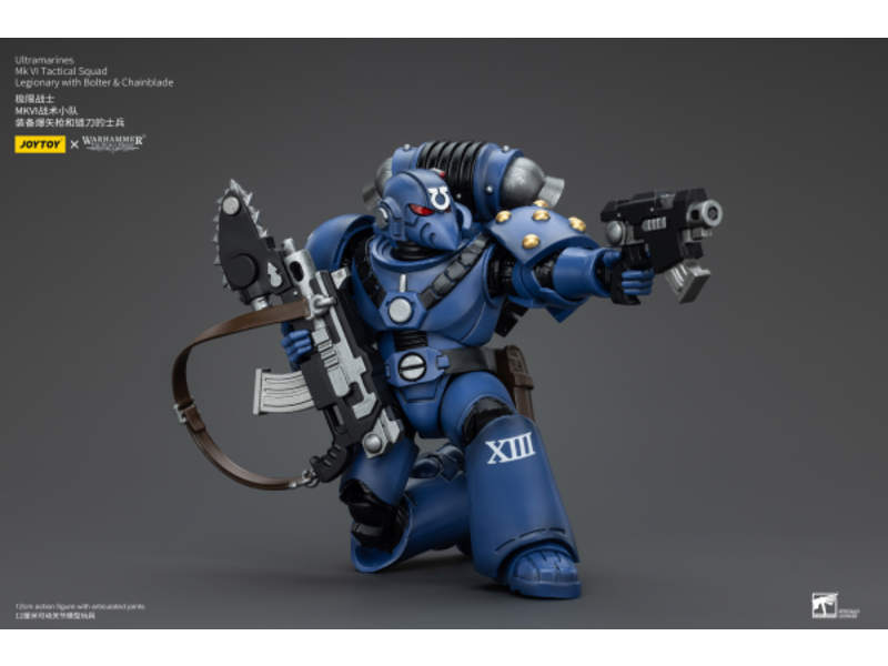Joy Toy MK VI Tactical Squad Legionary with Bolter& Chainblade Ultramarines Joy Toy