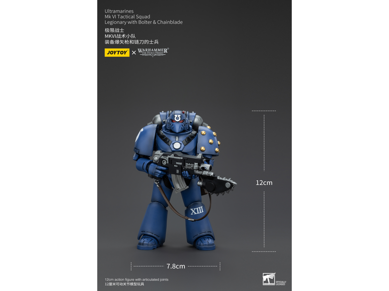 Joy Toy MK VI Tactical Squad Legionary with Bolter& Chainblade Ultramarines Joy Toy