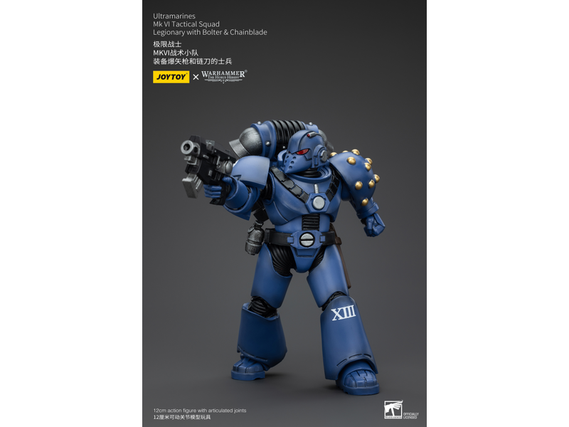 Joy Toy MK VI Tactical Squad Legionary with Bolter& Chainblade Ultramarines Joy Toy