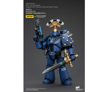 MK VI Tactical Squad Sergeant with Plasma Pistol and Power Sword Ultramarines