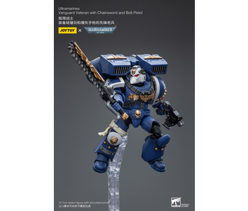 Vanguard Veteran with Chainsword and Bolt Pistol Ultramarines Joy Toy