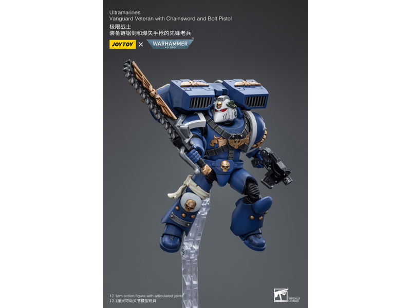 Joy Toy Vanguard Veteran with Chainsword and Bolt Pistol Ultramarines Joy Toy