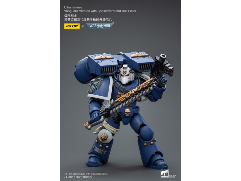 Joy Toy Vanguard Veteran with Chainsword and Bolt Pistol Ultramarines Joy Toy
