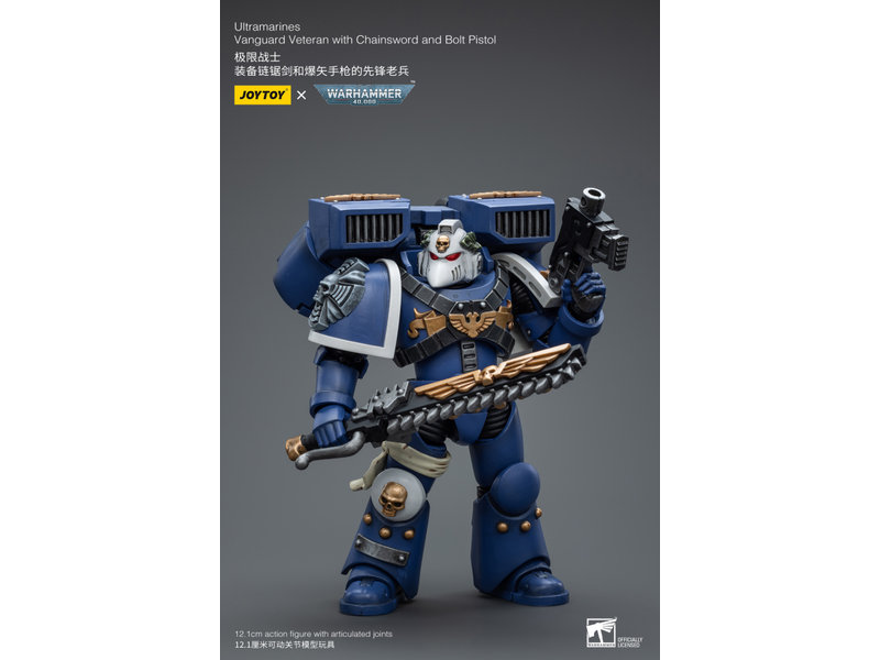 Joy Toy Vanguard Veteran with Chainsword and Bolt Pistol Ultramarines Joy Toy