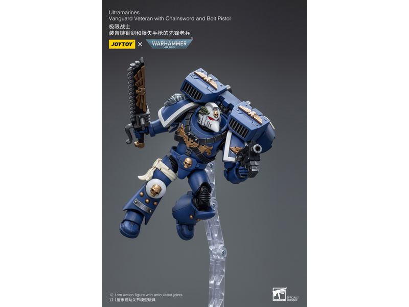 Joy Toy Vanguard Veteran with Chainsword and Bolt Pistol Ultramarines Joy Toy