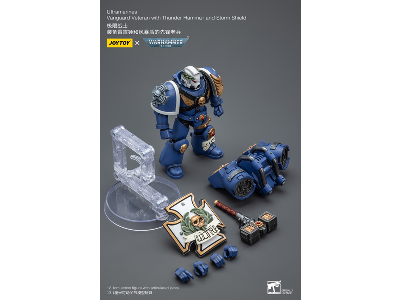 Joy Toy Vanguard Veteran with Thunder Hammer and Storm Shield Ultramarines Joy Toy