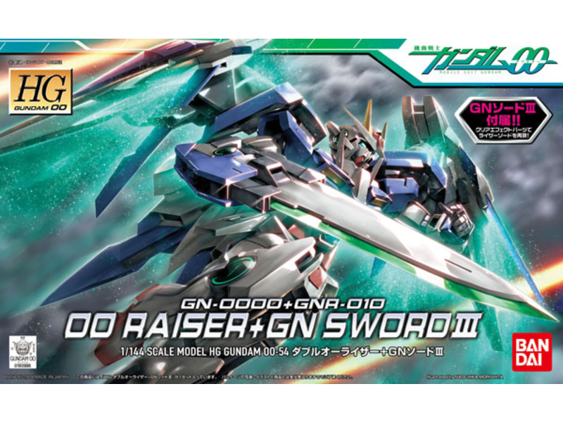 Bandai #54 OO Raiser + GN Sword HG 1/144 Bandai