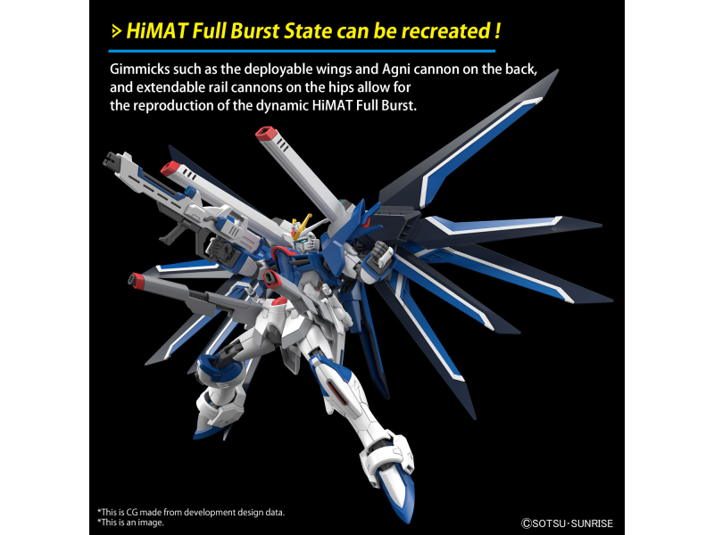 Bandai RISING FREEDOM GUNDAM HG 1/144 Bandai