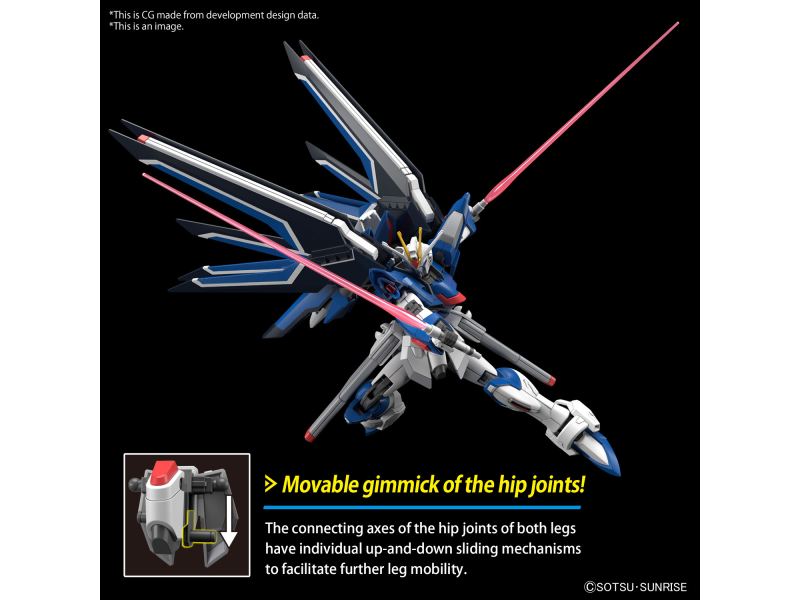 Bandai RISING FREEDOM GUNDAM HG 1/144 Bandai
