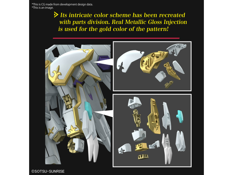 Bandai BLACK KNIGHT SQUAD Cal-re.A HG 1/144 Bandai