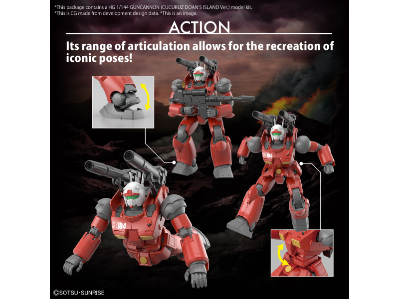 Bandai GUNCANNON (CUCURUZ DOAN’S ISLAND Ver.) HG 1/144 Bandai