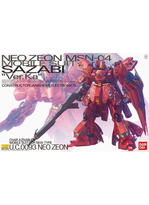 MSN-04 Sazabi Ver.Ka MG 1/100 Bandai