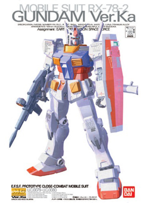 MG RX-78-2 Gundam Ver. Ka Bandai