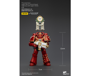 Legion MK IV Tactical Squad Legionary with Legion Vexilla Thousand Sons Joy Toy