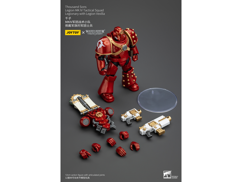 Joy Toy Legion MK IV Tactical Squad Legionary with Legion Vexilla Thousand Sons Joy Toy