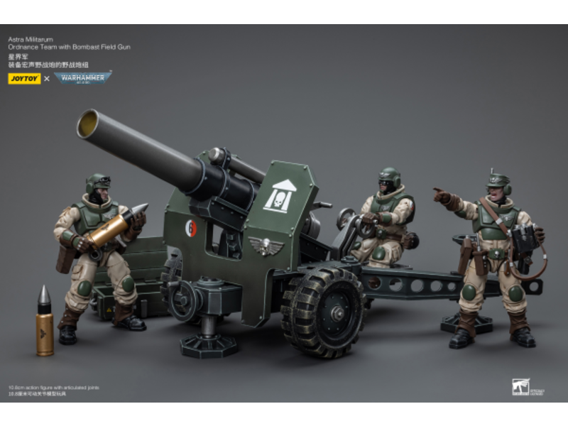 Joy Toy Ordnance Team with Bombast Field Gun Astra Militarum Joy Toy