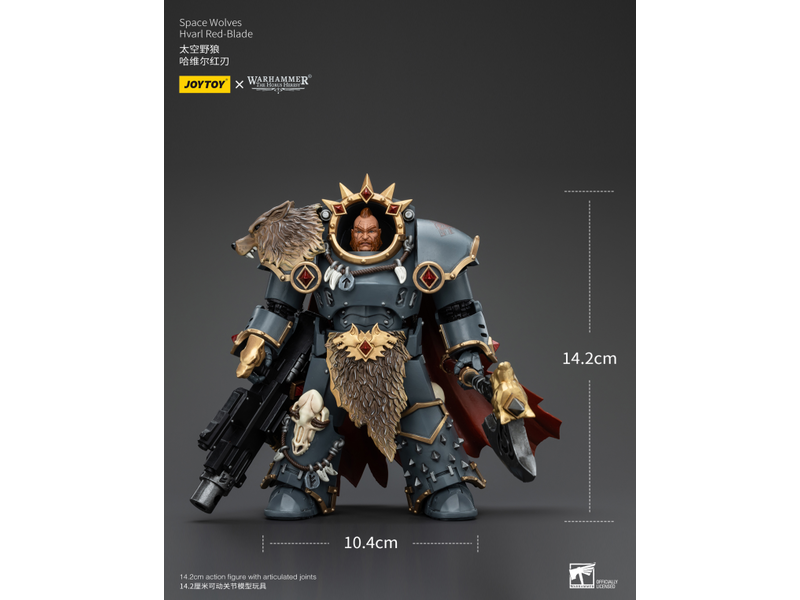 Joy Toy Hvarl Red-Blade Space Wolves Joy Toy