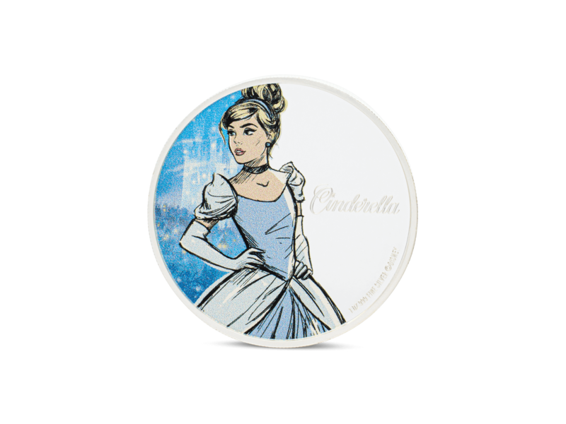 Agoro AGORO Disney - Disney Princess - Cinderella 1oz Silver