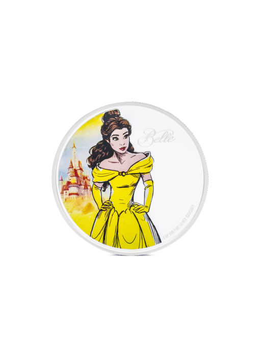 AGORO Disney - Disney Princess - Belle 1oz Silver