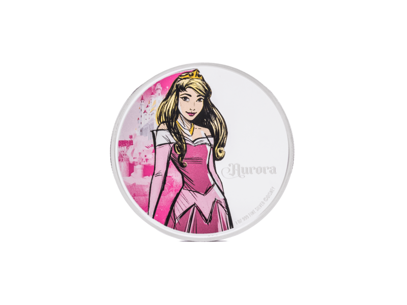 Agoro AGORO Disney - Disney Princess - Aurora 1oz Silver
