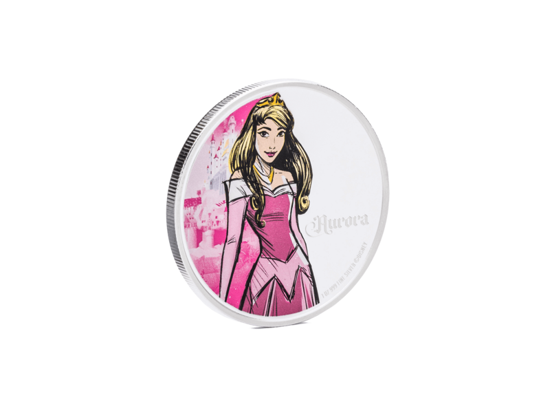 Agoro AGORO Disney - Disney Princess - Aurora 1oz Silver