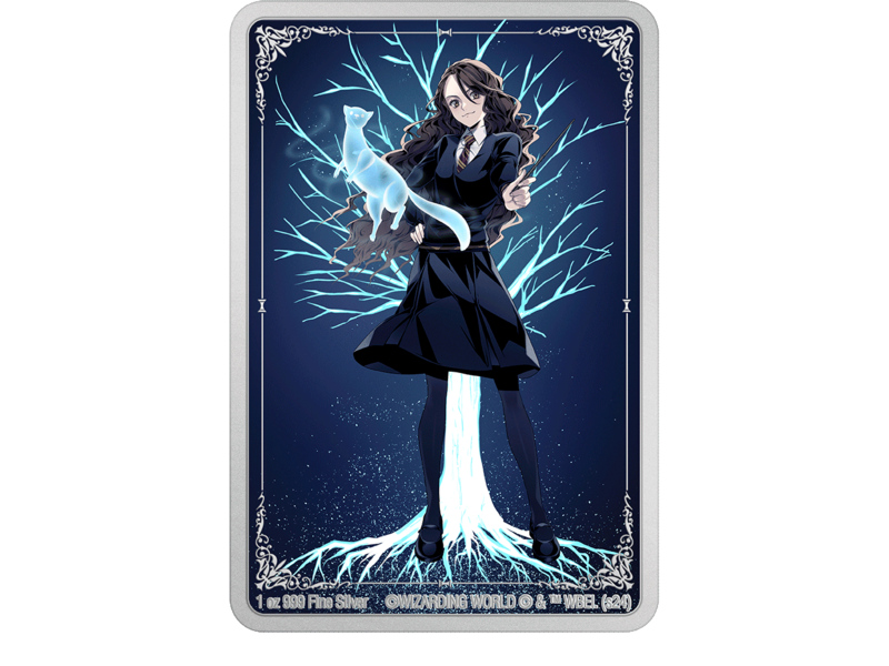 Agoro AGORO Warner - Patronus Hermione Granger 1oz Silver