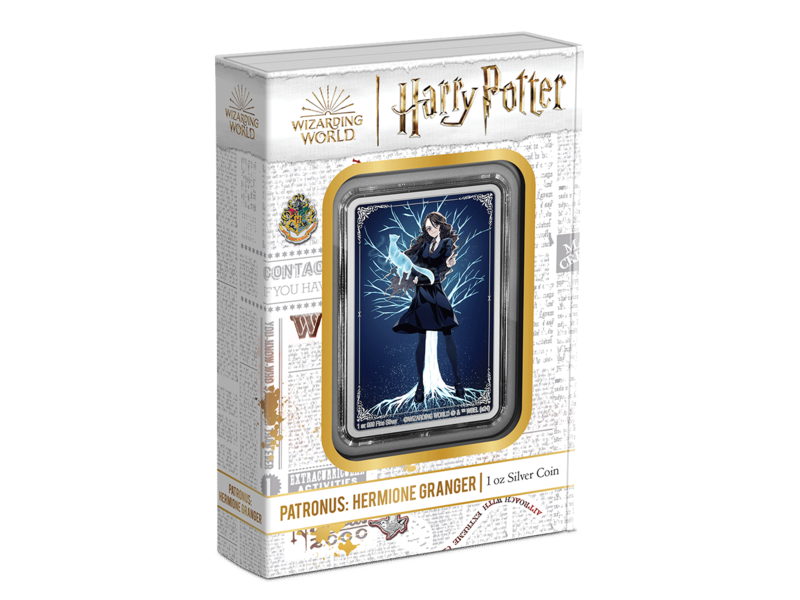 Agoro AGORO Warner - Patronus Hermione Granger 1oz Silver