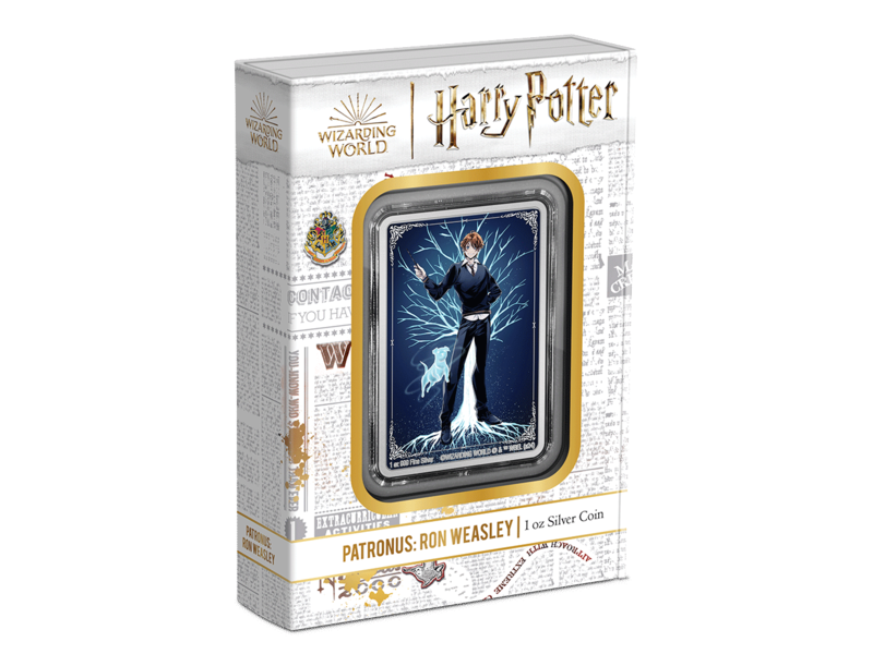 Agoro AGORO Warner - Patronus Ron Weasley 1oz Silver