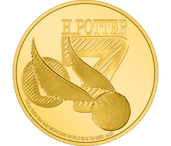 AGORO Harry Potter Classic-2022 Golden Snitch 1/4oz Gold