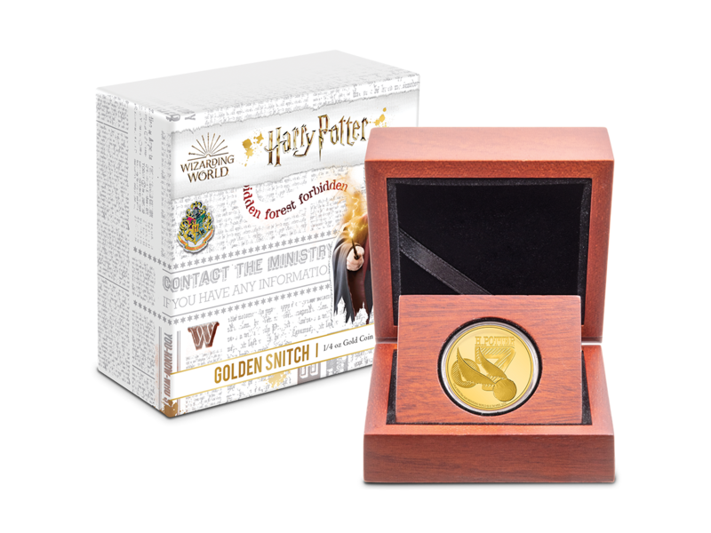 Agoro AGORO Harry Potter Classic-2022 Golden Snitch 1/4oz Gold