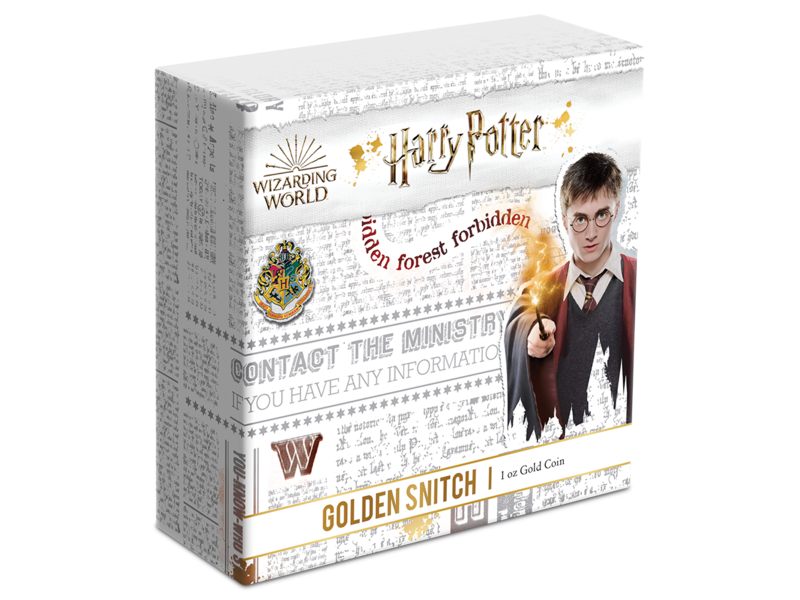 Agoro AGORO Harry Potter Classic-2022 Golden Snitch 1/4oz Gold