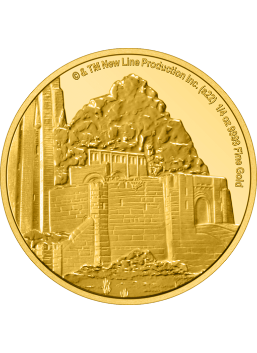 AGORO LOTR Middle Earth - Helms Deep 2022 1/4 oz Gold