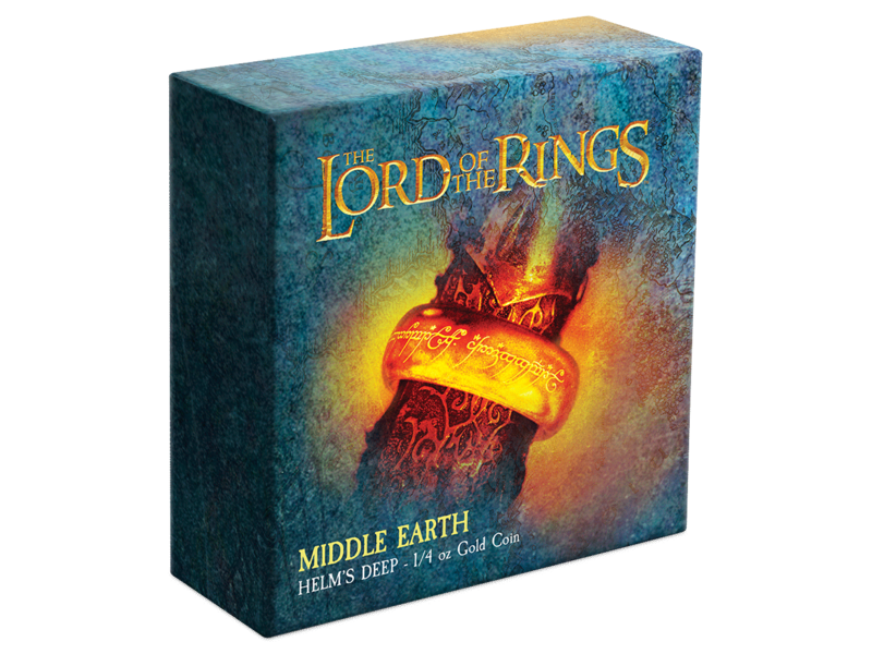 Agoro AGORO LOTR Middle Earth - Helms Deep 2022 1/4 oz Gold