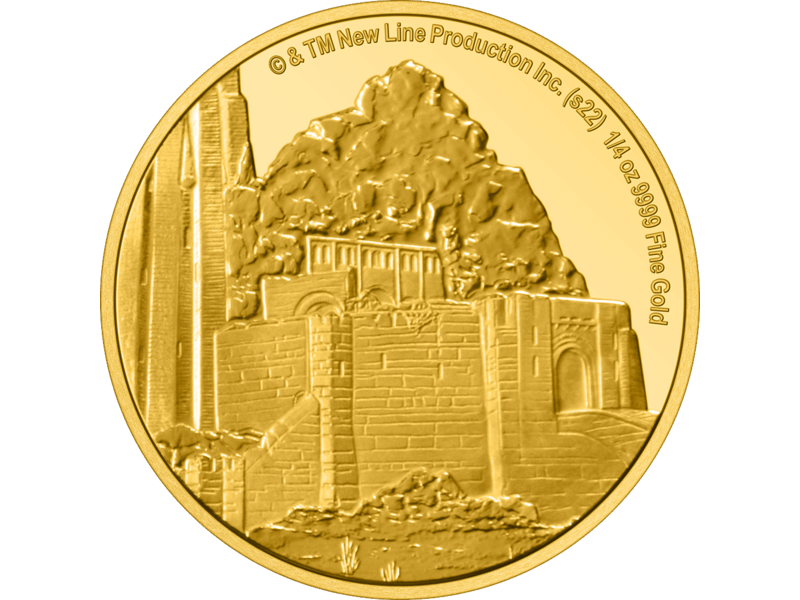 Agoro AGORO LOTR Middle Earth - Helms Deep 2022 1/4 oz Gold